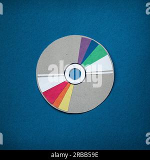 CD Rom Data Music Compact Disc, cut out Stock Photo