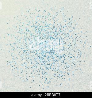 Abstract geometric background. Astonishing scattered low poly triangles with colored gradient. Trendy vector illustration. Stock Vector