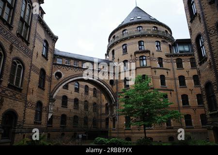 Bremen Local Court, Inner Courtyard, Hanseatic City, Bremen, Germany Stock Photo