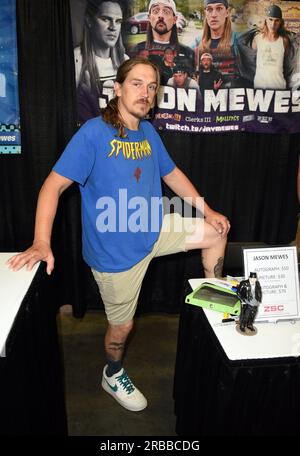 Knoxville, TN, USA. 8th July, 2023. Jason Mewes at a public appearance for Fanboy Expo Knoxville Convention, Knoxville Convention Center, Knoxville, TN July 8, 2023. Credit: Derek Storm/Everett Collection/Alamy Live News Stock Photo