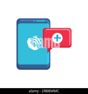 stethoscope vector illustration in flat style design Stock Vector