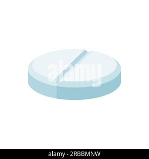 medical capsule vector illustration in flat style design Stock Vector