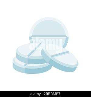 Medicine Capsule vector illustration in flat style design Stock Vector