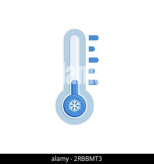 hot thermometer vector illustration in flat style design Stock Vector