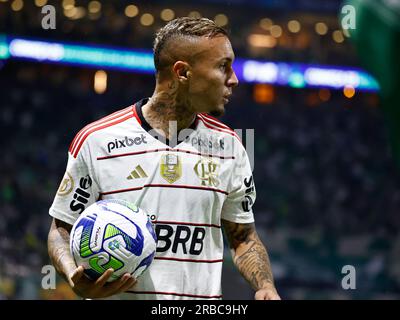 Sao Paulo, Brazil. 08th July, 2023. Match between Palmeiras Flamengo for the 14th round of the 2023 Brazilian Championship, at Allianz Parque, this Saturday afternoon, 08. Adriana Spaca/SPP (Adriana Spaca/SPP) Credit: SPP Sport Press Photo. /Alamy Live News Stock Photo