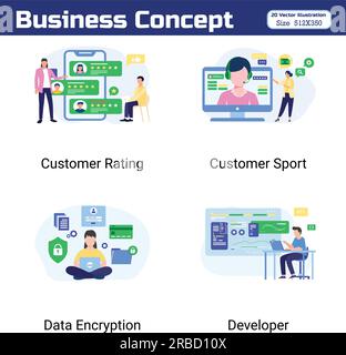 Business Concept illustration Stock Vector