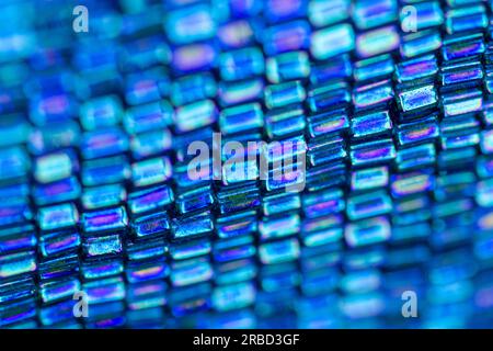 macro image of plastic bracelet Stock Photo