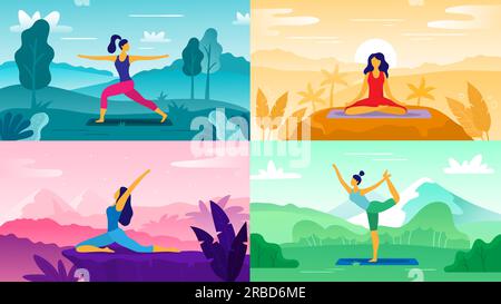Flexible woman doing yoga on paddleboard - a Royalty Free Stock Photo from  Photocase