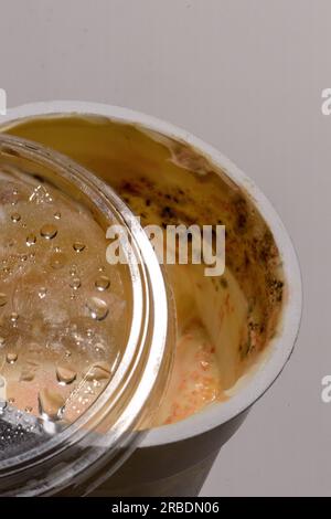 OMG  The Cream is Mouldy Stock Photo