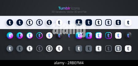 tumblr-variation Icon for Free Download
