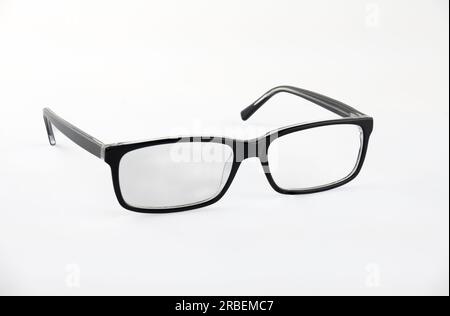 Reading glasses isolated on a white background Stock Photo