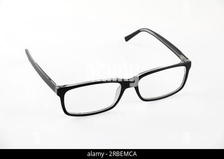 Reading glasses isolated on a white background Stock Photo