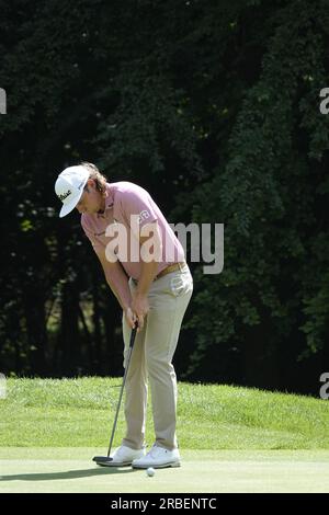 during the first round of LIV Golf Greenbrier at the The Old White at ...