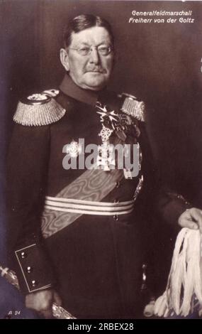 Colmar Freiherr Von Der Goltz, Prussian Field Marshal 1917 by Nicola Perscheid Stock Photo