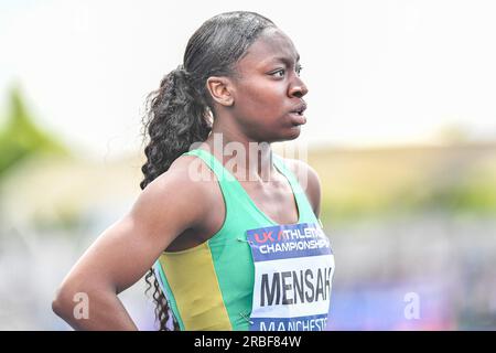 Manchester, UK. 9th July 2023; Manchester Regional Arena, Manchester, Lancashire, England; 2023 Muller UK Athletics Championships Manchester; Kissiwaa Mensah Credit: Action Plus Sports Images/Alamy Live News Stock Photo