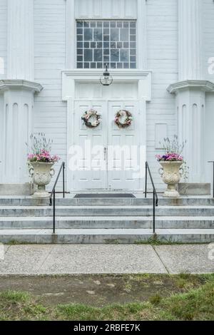 The Union Congregational Church in Groton, MA Stock Photo