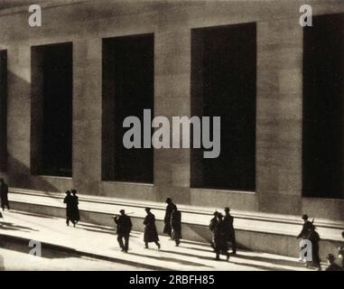 Wall Street. Paul Strand. 1915. Stock Photo