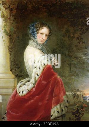 Portrait of Grand Duchess Elena Pavlovna by Christina Robertson Stock Photo