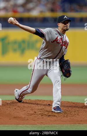 Tampa Bay Rays pitcher Charlie Morton throws against the Minnesota ...