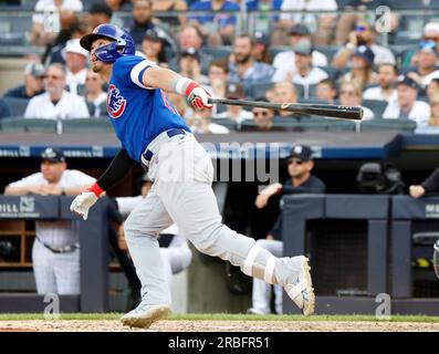 The Chicago Cubs' Seiya Suzuki bats against the San Francisco Giants in the  first inning at Oracle Park on Friday, June 9, 2023, in San Francisco., National Sports