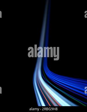Light trail Stock Photo