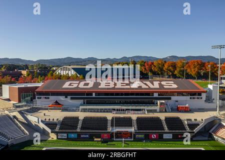 October 13, 2018, Corvallis, Oregon, USA: Reser Stadium is an outdoor athletic stadium in the northwest United States, on the campus of Oregon State Stock Photo