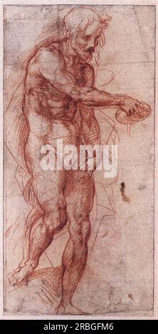Study for the Baptism of the People 1515 by Andrea del Sarto Stock Photo