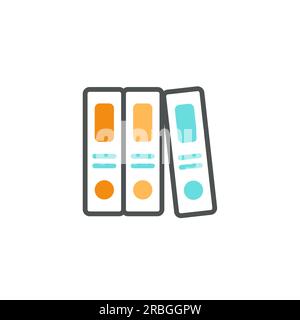 Managing Archive History with a Stackfolder System Stock Vector