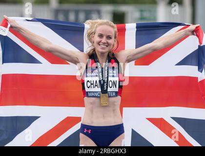 Manchester, UK. 08th July, 2023. Manchester Regional Arena, Manchester, UK. National UK Athletics Championships 2023. Caption: Picture: Mark Dunn/Alamy Live News (Sport) Credit: Mark Dunn Photography/Alamy Live News Stock Photo