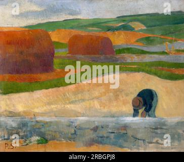 Seaweed Gatherer 1890; France by Paul Serusier Stock Photo