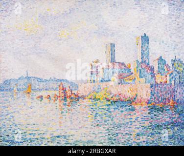 Antibes, the towers 1911 by Paul Signac Stock Photo