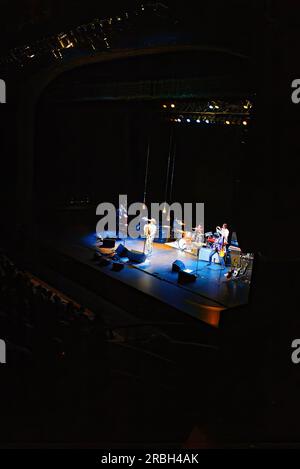 Dwight Yoakam and his band performing live in concert at the Capitol Theatre in Sydney, Australia, on 31 October 2006. Stock Photo