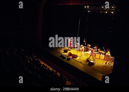 Dwight Yoakam and his band performing live in concert at the Capitol Theatre in Sydney, Australia, on 31 October 2006. Stock Photo