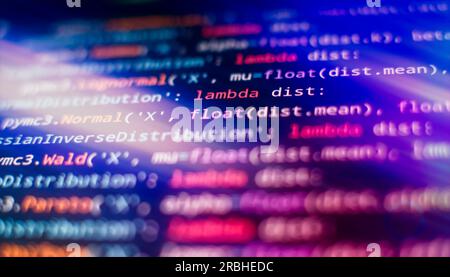 Digital technology industry concept Development of programming and coding Stock Photo