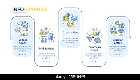 Heatflation layout with linear icons Stock Vector