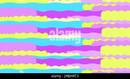 Simple background from minimalistic magical colorful abstract bright, inclined lines of waves of strips of geometric undulating figures with sharp edg Stock Vector