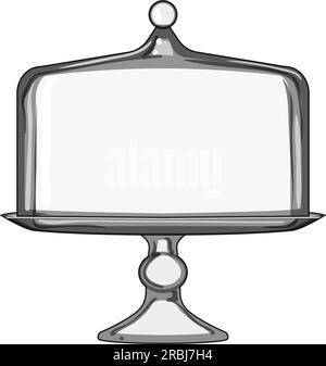 tray cake dome cartoon vector illustration Stock Vector Image & Art - Alamy