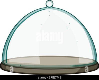 plate cake dome cartoon vector illustration Stock Vector Image & Art ...