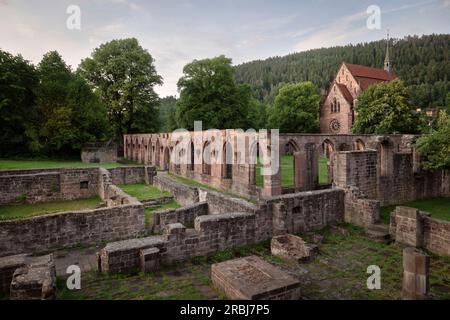 Cloister and Marienkapelle in Hirsau Monastery near Calw, Baden-Wuerttemberg, Germany, Europe Stock Photo