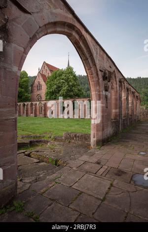 Cloister and Marienkapelle in Hirsau Monastery near Calw, Baden-Wuerttemberg, Germany, Europe Stock Photo