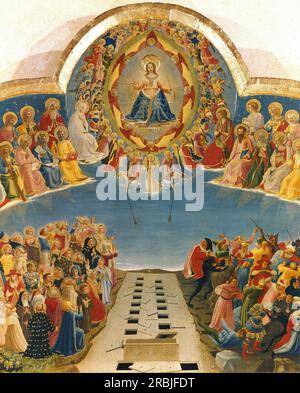 Fra Angelico – The Last Judgement, detail Stock Photo