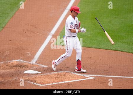 This is a 2023 photo of Alex Call of the Washington Nationals baseball  team. This image reflects the Nationals active roster as of Friday, Feb.  24, 2023, when this image was taken. (