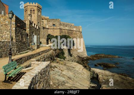 Algajola, near Calvi, Haute-Corse department, Corsica, Mediterranean Sea, France Stock Photo