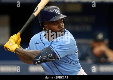 ST. PETERSBURG, FL - August 12: Tampa Bay Rays Outfielder Randy