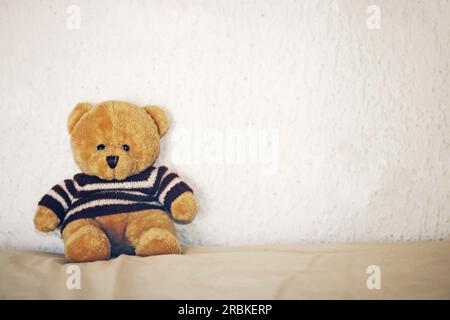 Teddy bear on a white background. Stock Photo