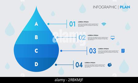 Infographic Template For Presentations And Features Data Visualization