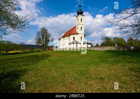 Maria Limbach pilgrimage church near Limbach am Main, Hassberge district, Lower Franconia, Franconia, Bavaria, Germany Stock Photo