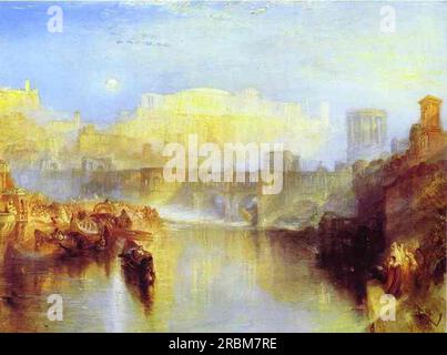 Jmw Rurner Rome Ancient Rome; Agrippina Landing with the Ashes of Germanicus 1837 by ...
