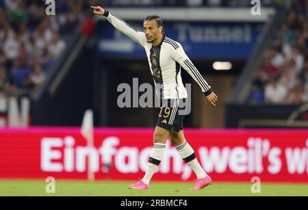 Leroy Sane GER gesture Aingle action single action firo Soccer/ Friendly match: Germany, - Colombia, Colombia 0.2 20.06.2023 Football/Soccer: Friendly match: . Germany vs Colombia Gelsenkirchen June 20, 2023 Photo by Jurgen Fromme/firo Sportphoto Stock Photo