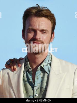 Los Angeles, California, USA. 09th July, 2023. FINNEAS attends the World Premiere of 'Barbie' at the Shrine Auditorium and Expo Hall on July 09, 2023 in Los Angeles, California. Credit: Jeffrey Mayer/Jtm Photos/Media Punch/Alamy Live News Stock Photo